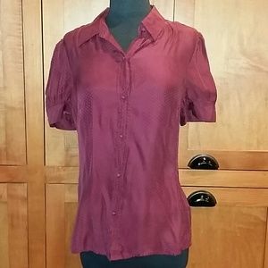 Banana Republic Silk Blouse Medium